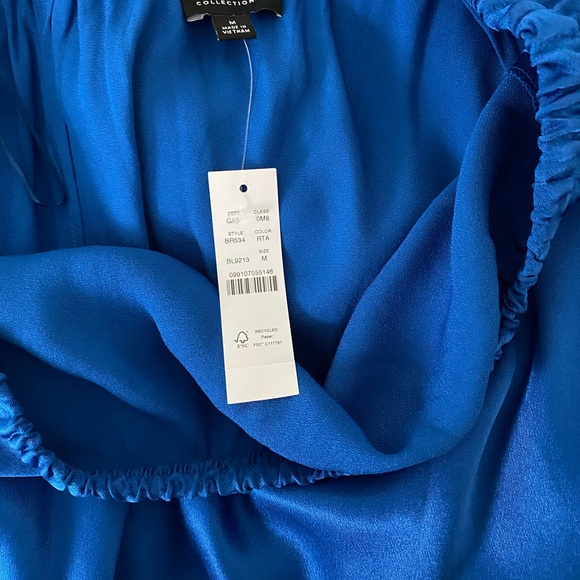 J Crew Luster Crepe Skirt. Stunning blue color - Picture 10 of 10
